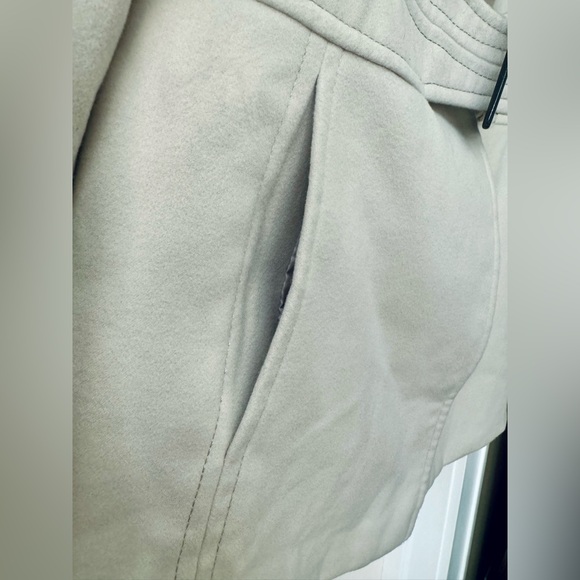 Jessica Simpson Faux Belted Pea Coat (Light Sand) - Size XL - (NWT!) - Picture 9 of 13